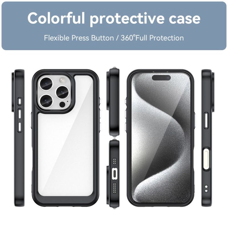 Kuori iPhone 16 Pro Akryyli Ja Silikoni