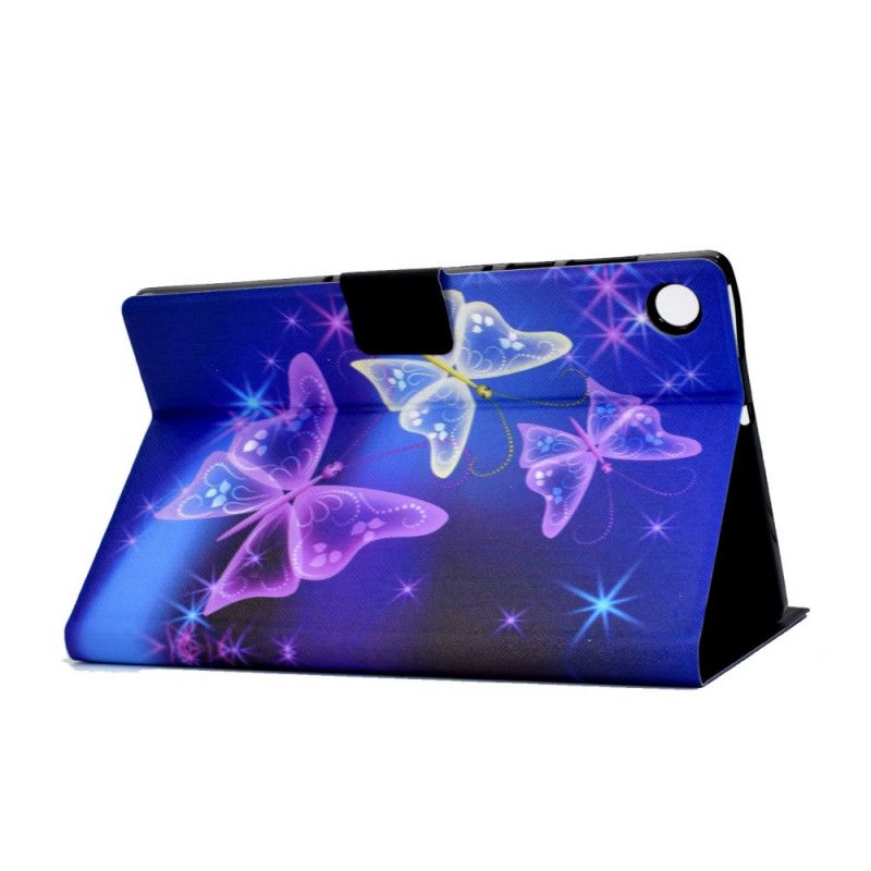 Flip Case Huawei MatePad T 8 Violetti Tummansininen Perhonen Keiju