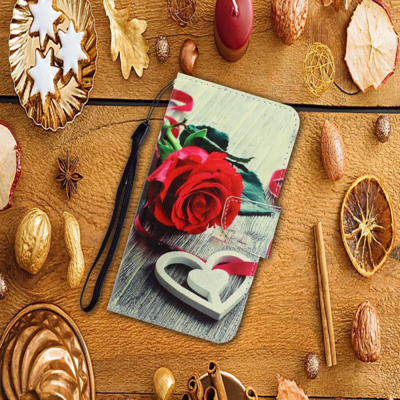 Kotelot Samsung Galaxy M11 Ruusuja Remmi