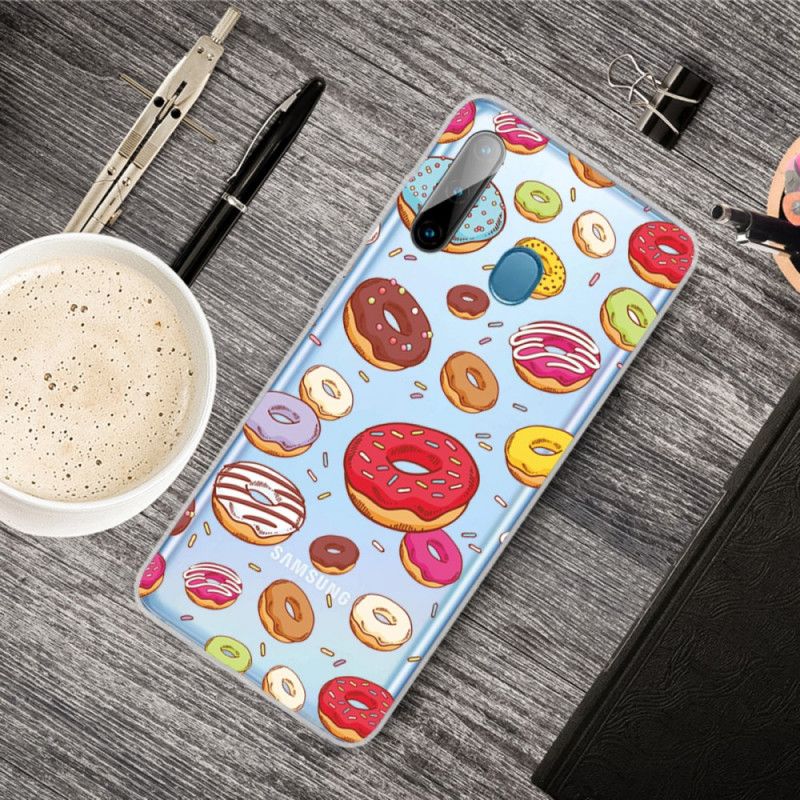 Kuori Samsung Galaxy M11 Rakkaus Munkkeja Suojakuori