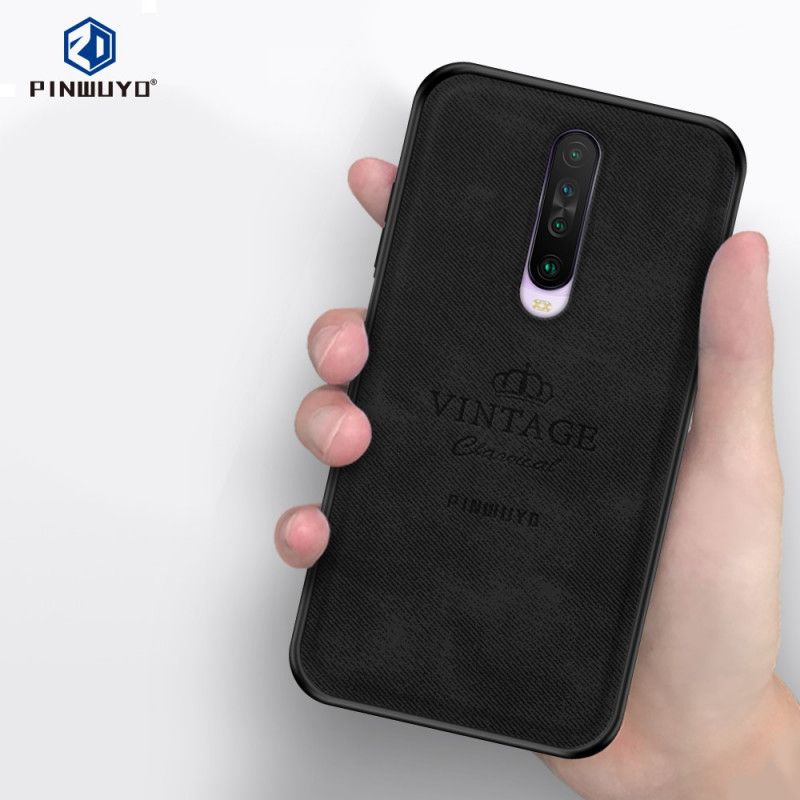 Kuori Xiaomi Redmi K30 Harmaa Musta Kunnialainen Vintage Pinwuyo Suojakuori