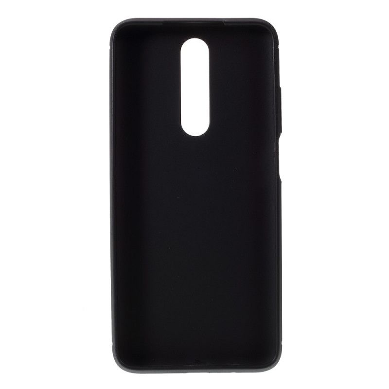 Kuori Xiaomi Redmi K30 Punainen Musta Hiilikuitu Suojakuori