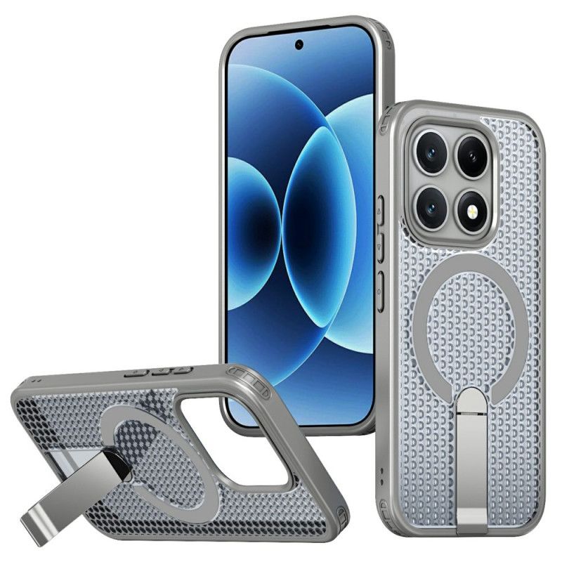 Kuori Xiaomi 17 Magneettinen Ruudukkokuvio Ja Tukijalka