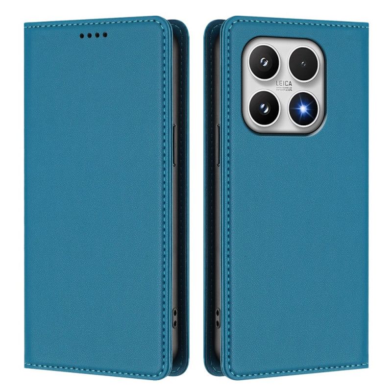 Nahkakotelo Xiaomi 17 Magneettinen Suljin Ja Rfid-suojaus