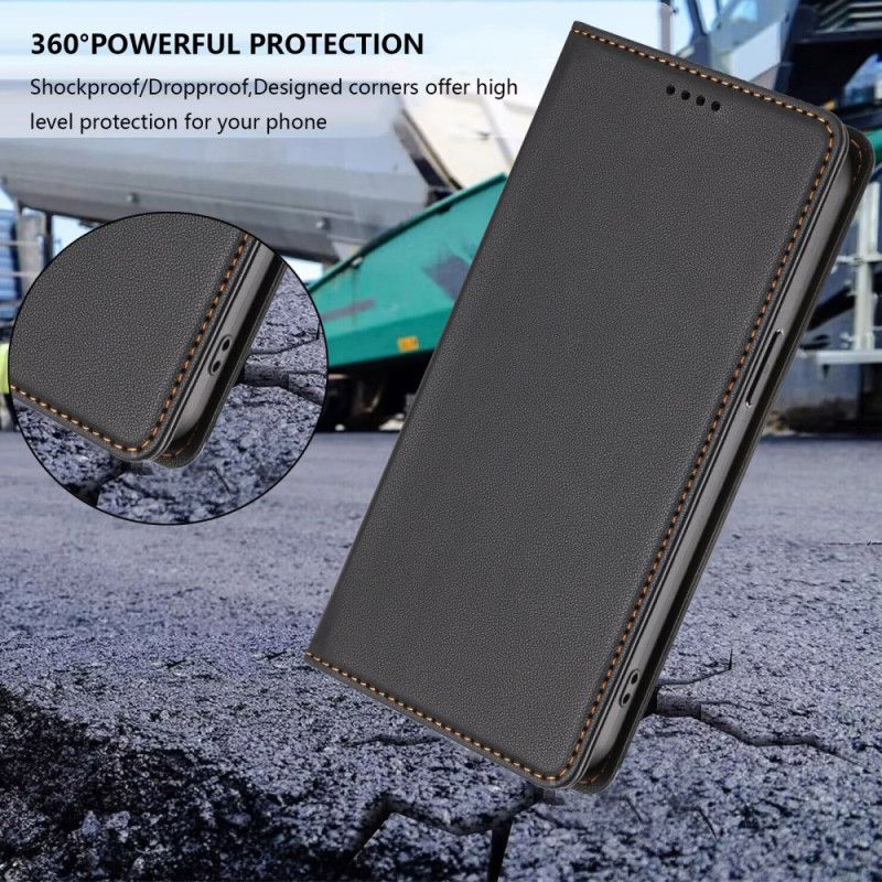 Nahkakotelo Xiaomi 17 Magneettinen Suljin Ja Rfid-suojaus