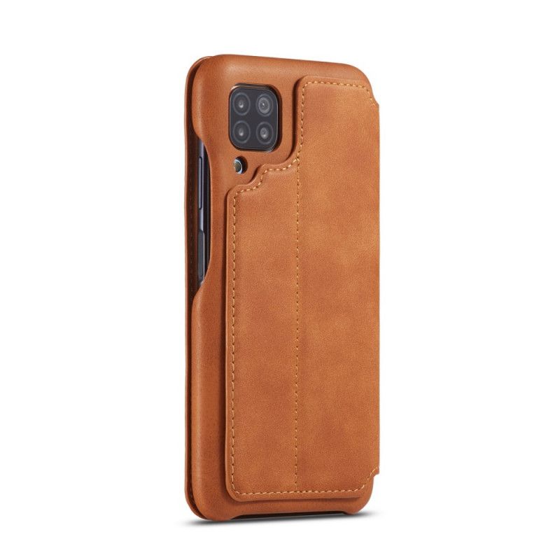 Flip Kotelot Huawei P40 Lite Tummansininen Punainen Lc.Imeeke Nahkaefekti