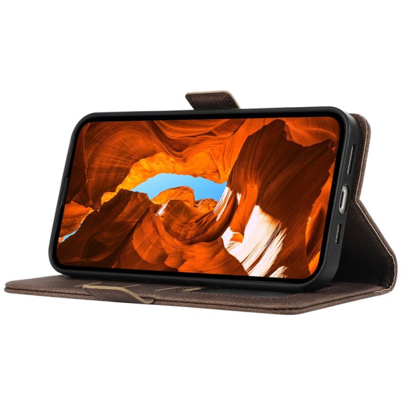 Kotelot Sony Xperia 1 Vii Abeel Mokkanahkaefekti