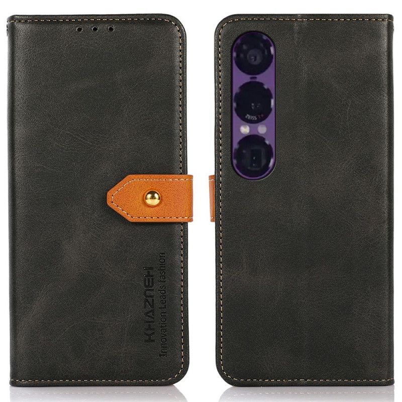 Kotelot Sony Xperia 1 Vii Khazneh Kultainen Lukko