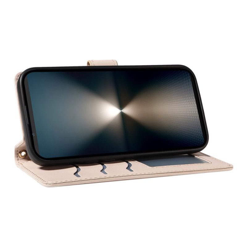 Kotelot Sony Xperia 1 Vii Puhelinkuoret Tikattu Hihnalla Ja Olkahihnalla