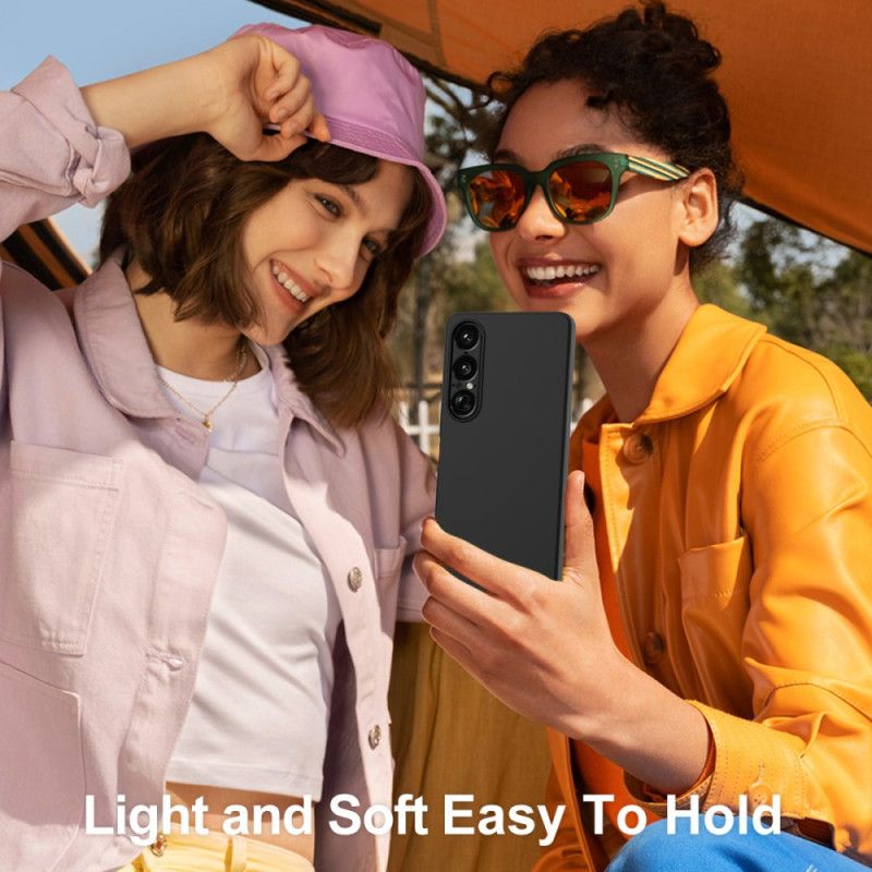 Kuori Sony Xperia 1 Vii Magsafe-yhteensopiva Silikoni Ja Nauha