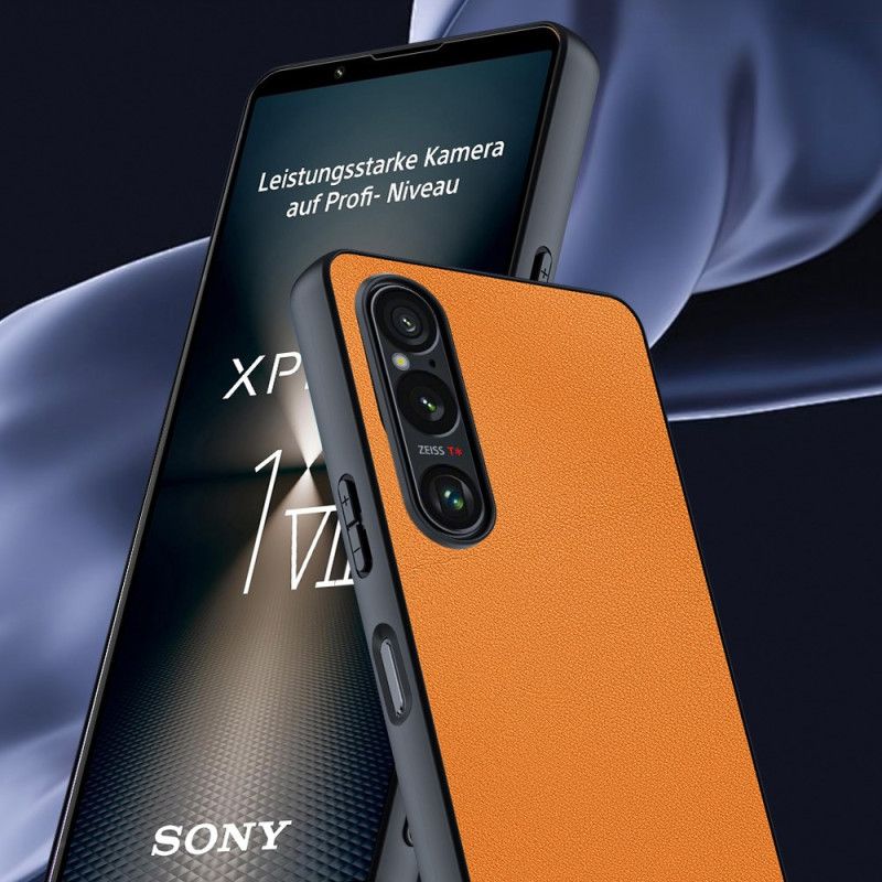 Kuori Sony Xperia 1 Vii Nahkakuvioinen