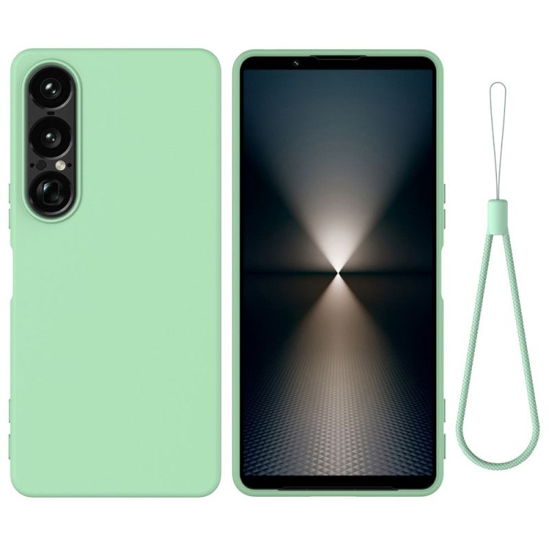 Kuori Sony Xperia 1 Vii Silikoni Ja Nauha Suojakuori