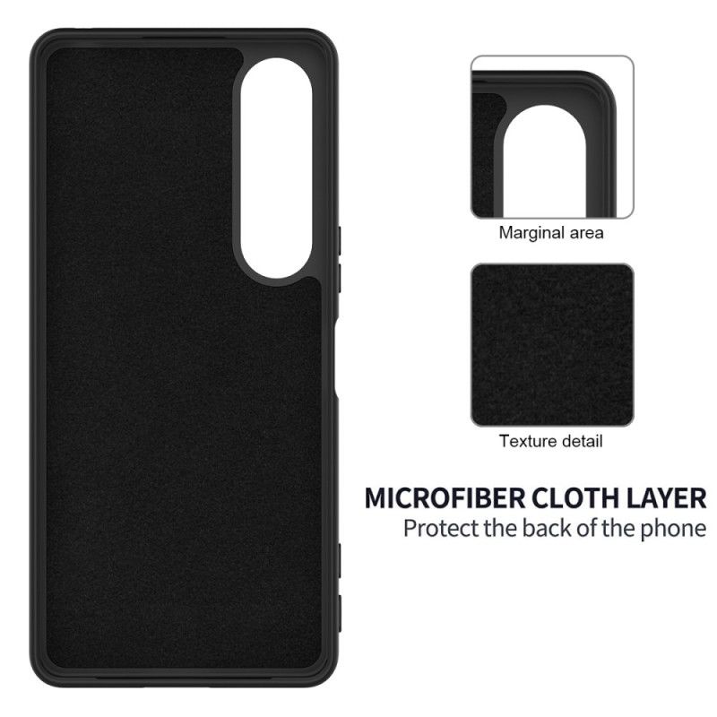 Kuori Sony Xperia 1 Vii Silikoni Ja Nauha Suojakuori