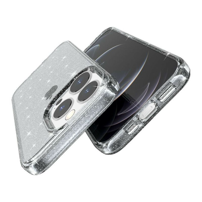 Kuori Case iPhone 13 Pro Puhelinkuoret Läpinäkyviä Paljetteja