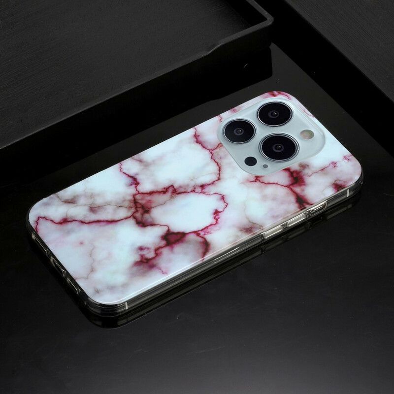 Kuori Case iPhone 13 Pro Puhelinkuoret Yksinkertaistettu Marmori