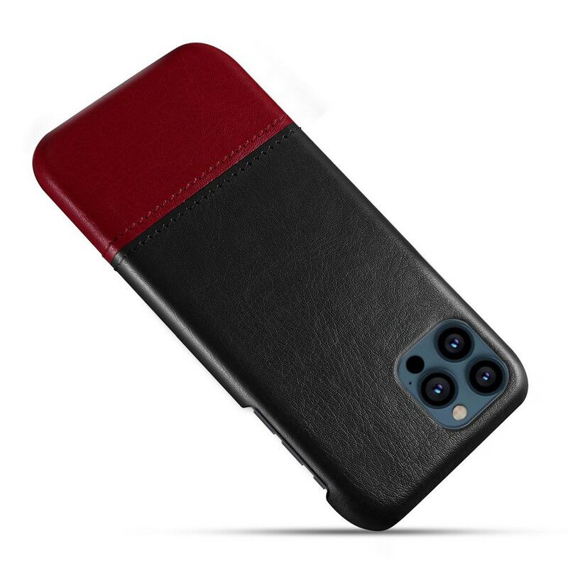Kuori iPhone 13 Pro Bicolor Leather Effect Ksq Suojakuori