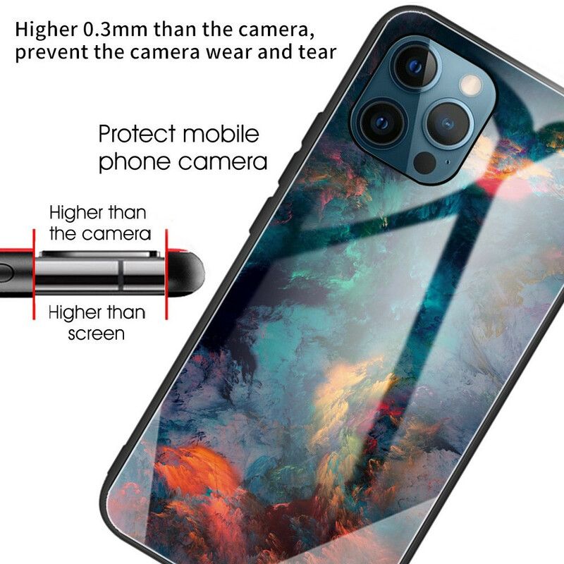 Kuori iPhone 13 Pro Sky Tempered Glass