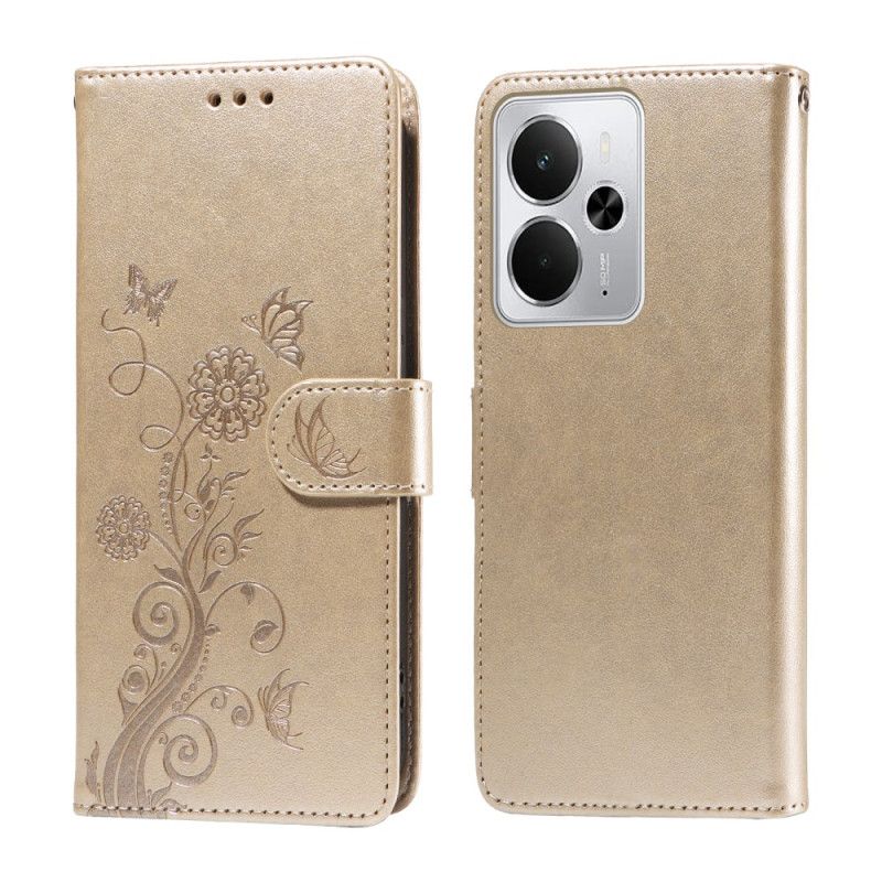 Kotelot Realme 14 5g Puhelinkuoret Kukkia Ja Perhosia