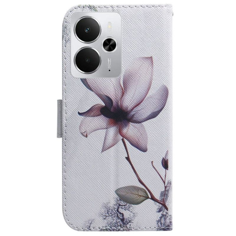 Kotelot Realme 14 5g Vaaleanpunainen Kukka Suojakuori