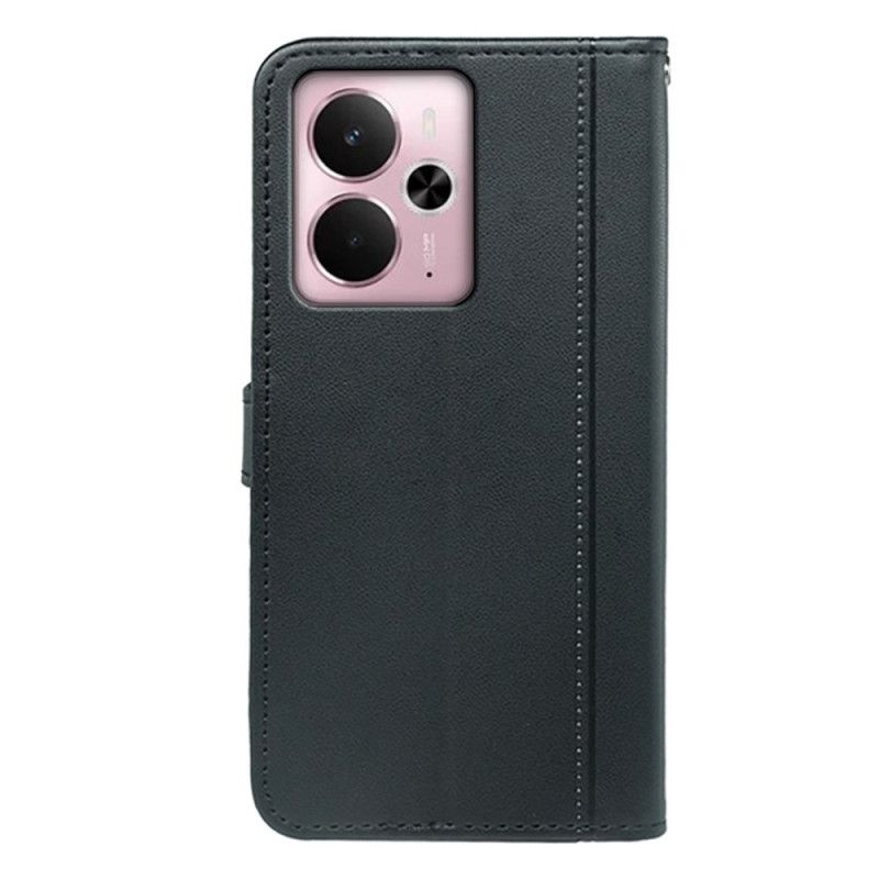 Nahkakotelo Realme 14 5g Irrotettava Hihna