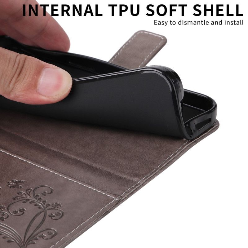 Nahkakotelo Realme 14 5g Jättiläisperhoset