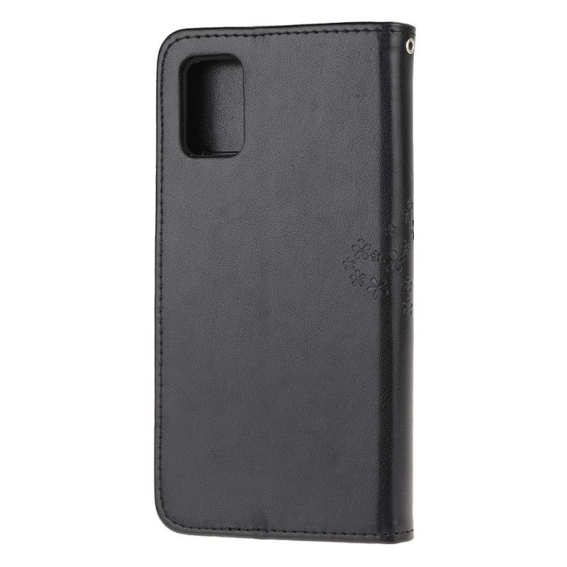 Kotelot Xiaomi Poco M3 Harmaa Musta Puu Ja Remmi Pöllöt Suojakuori