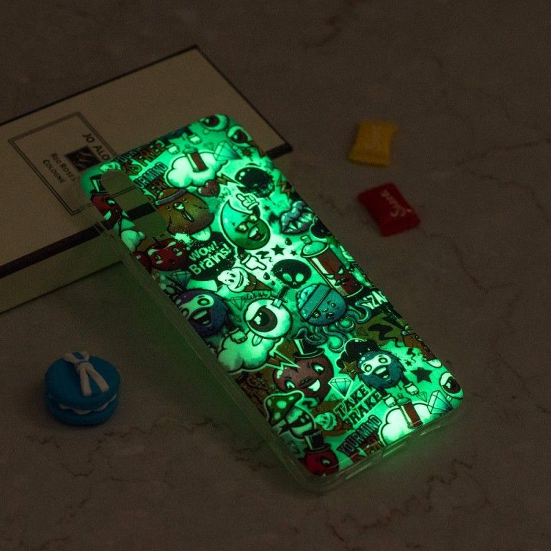 Kuori Huawei P20 Fluoresoiva Hulluus Suojakuori