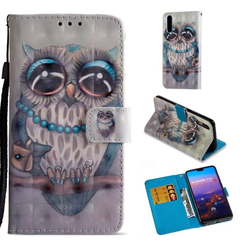 Suojakuori Huawei P20 Puhelinkuoret Neiti Pöllö 3D