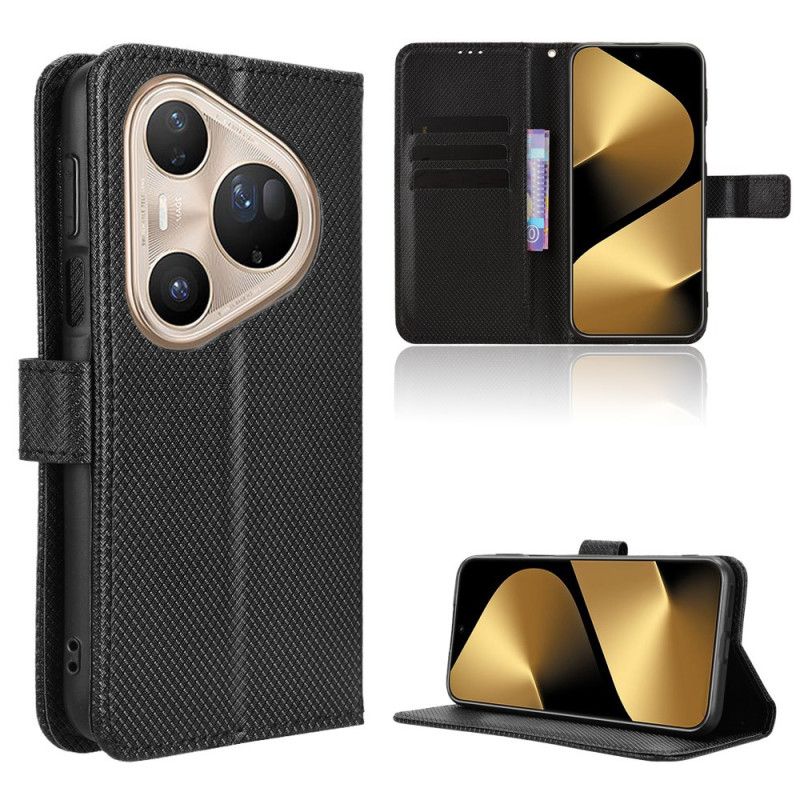 Nahkakotelo Huawei Pura 80 Ultra Timanttirakenne