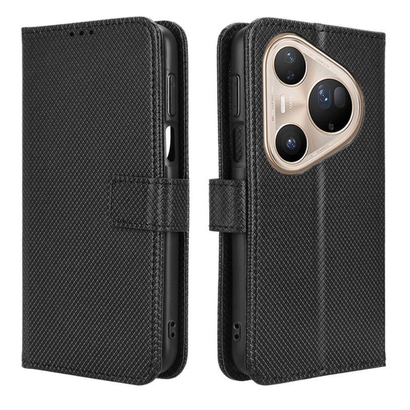 Nahkakotelo Huawei Pura 80 Ultra Timanttirakenne