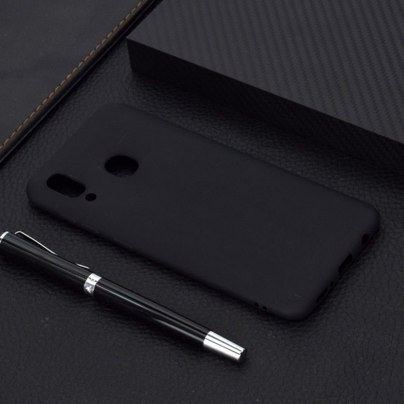 Kuori Samsung Galaxy A30 Valkoinen Musta Silikoni