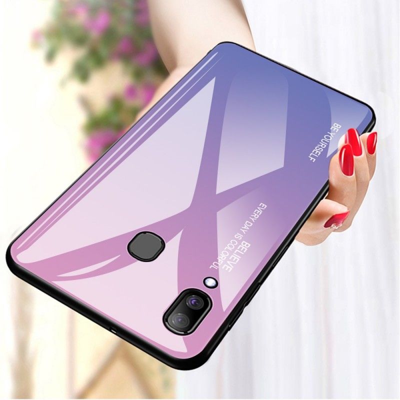 Kuori Samsung Galaxy A30 Vihreä Punainen Galvanoitu Väri