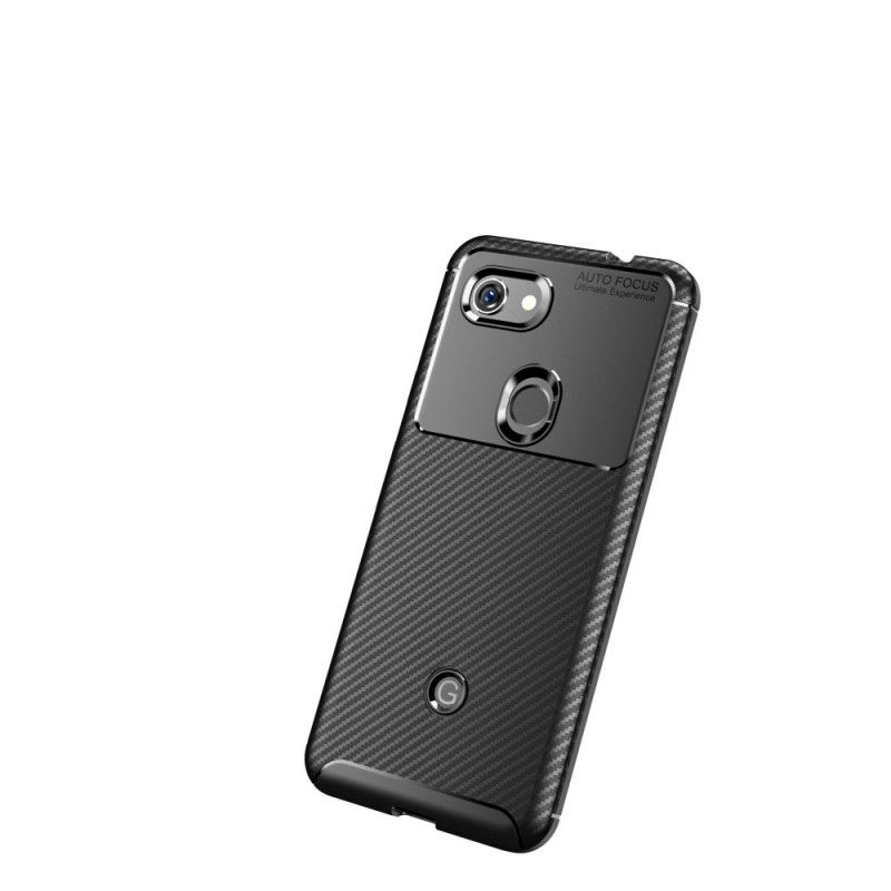 Case Kuoret Google Pixel 3A Tummansininen Musta Puhelinkuoret Joustava Hiilikuidun Rakenne