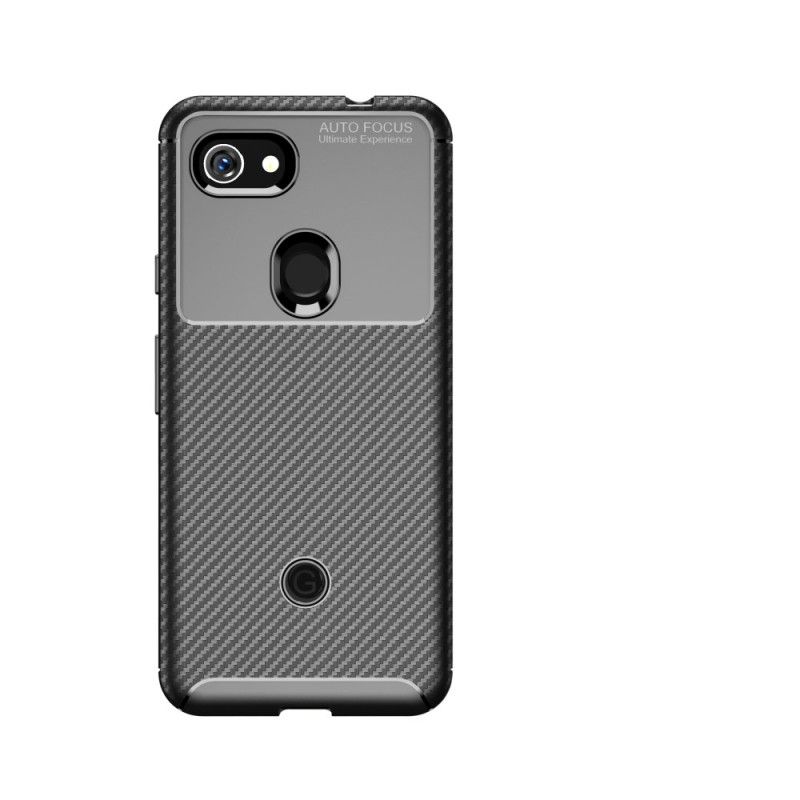 Case Kuoret Google Pixel 3A Tummansininen Musta Puhelinkuoret Joustava Hiilikuidun Rakenne