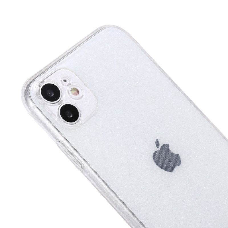 Kuori iPhone 11 Magenta Musta Fluoresoiva Kimallus