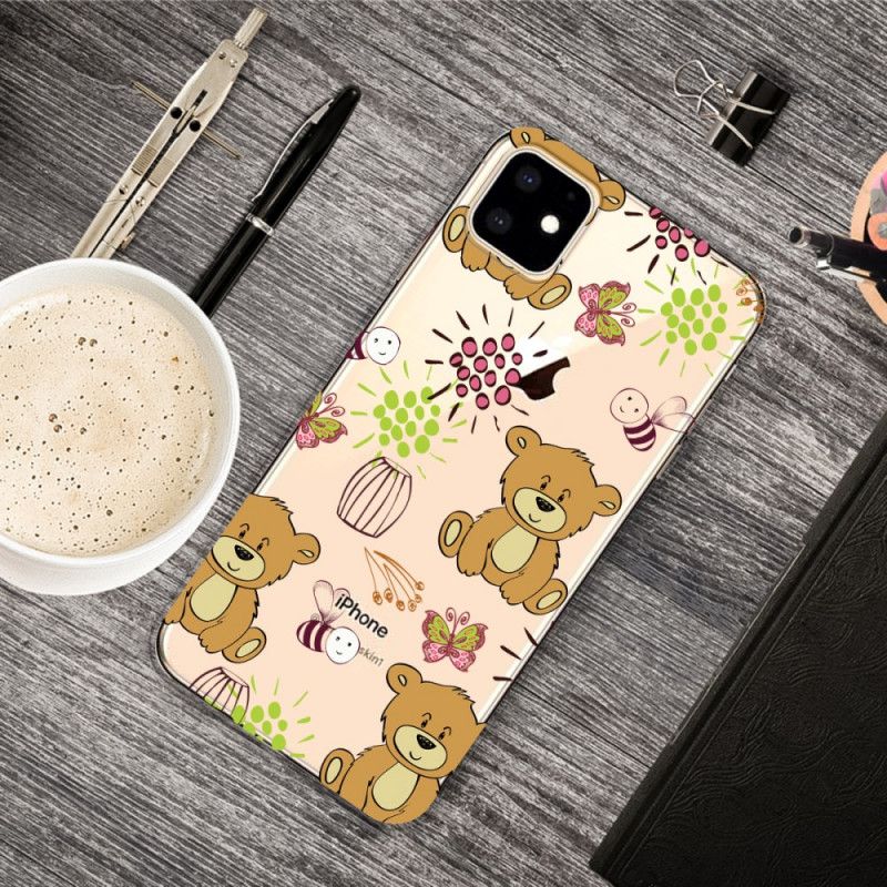 Kuori iPhone 11 Ylimmät Nallekarhut