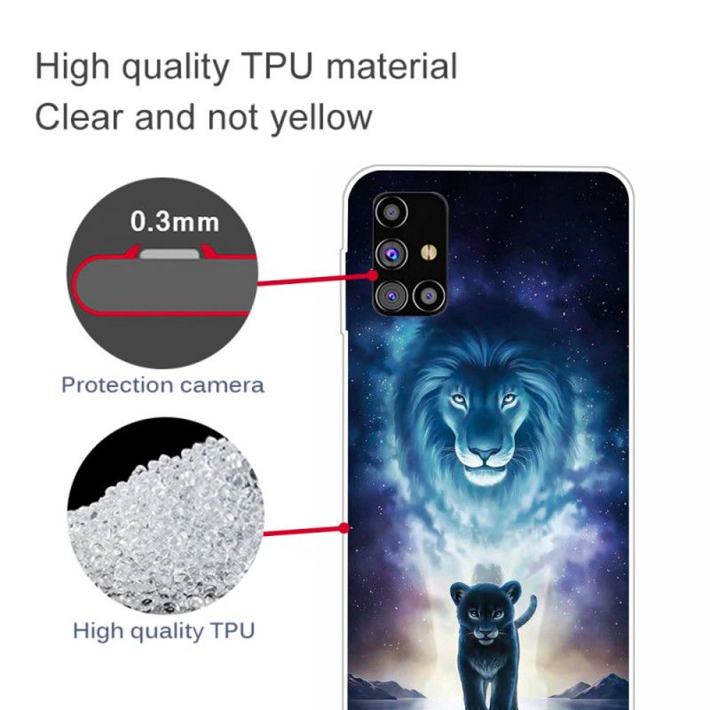 Case Kuoret Samsung Galaxy M51 Puhelinkuoret Leijonanpentu