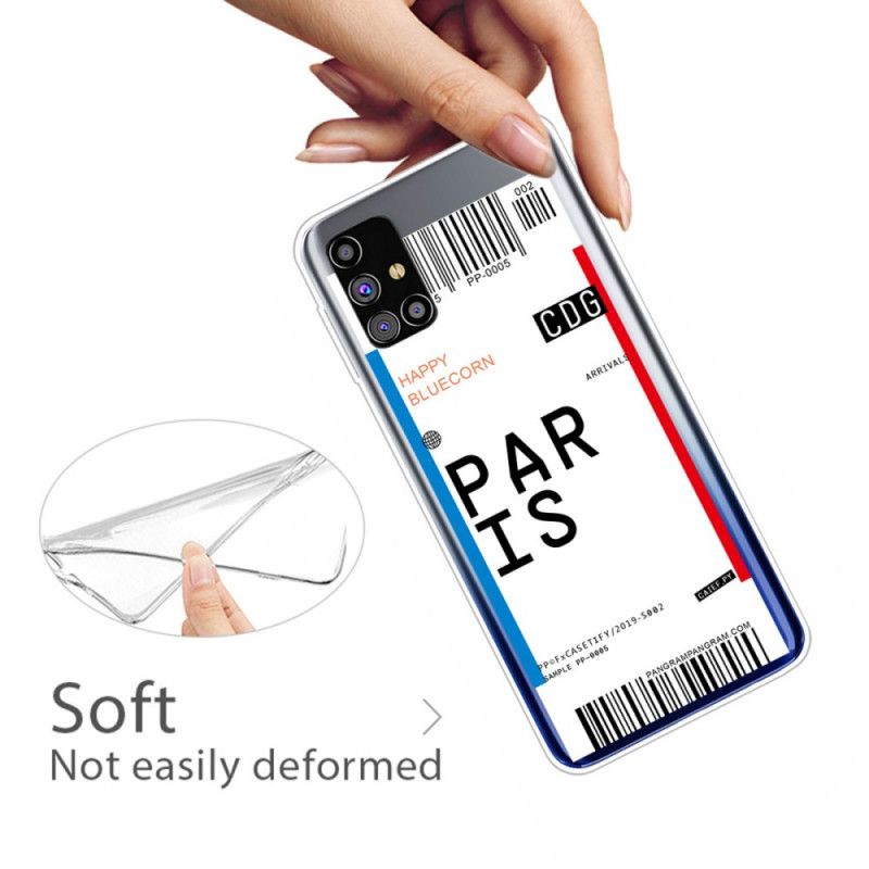 Kuori Samsung Galaxy M51 Puhelinkuoret Maihinnousukortti Pariisiin