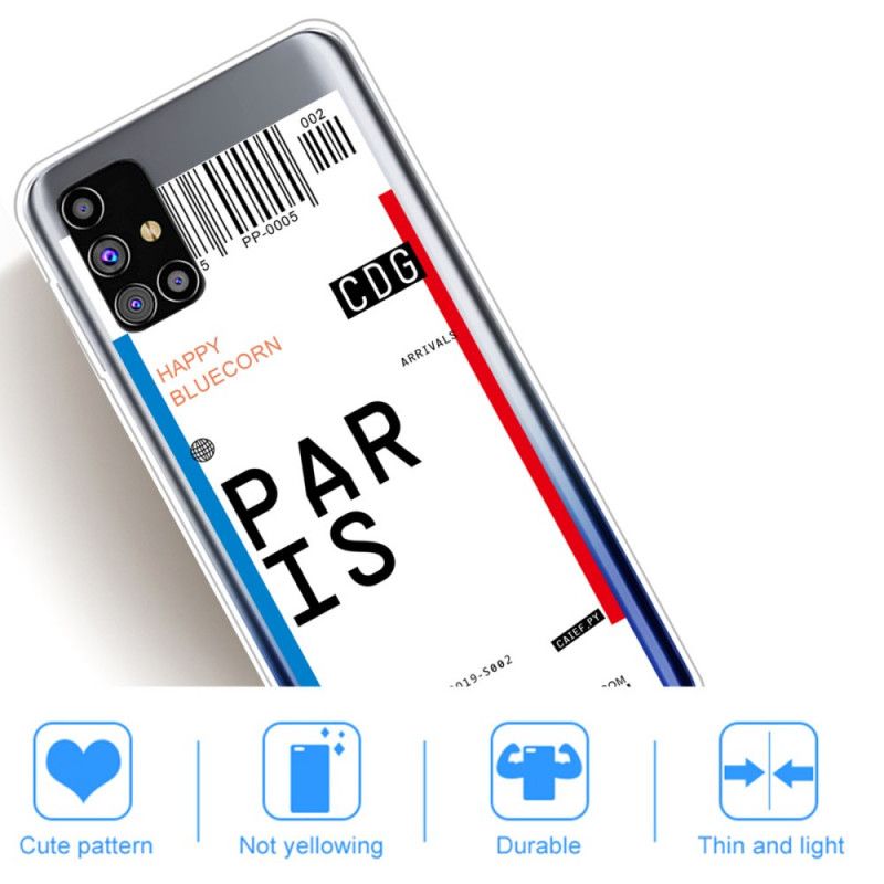 Kuori Samsung Galaxy M51 Puhelinkuoret Maihinnousukortti Pariisiin