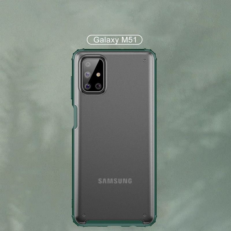 Kuori Samsung Galaxy M51 Punainen Musta Himmeä Hybridi