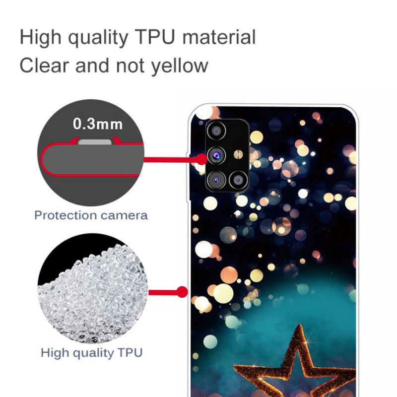 Kuori Samsung Galaxy M51 Tähtiletku Suojakuori