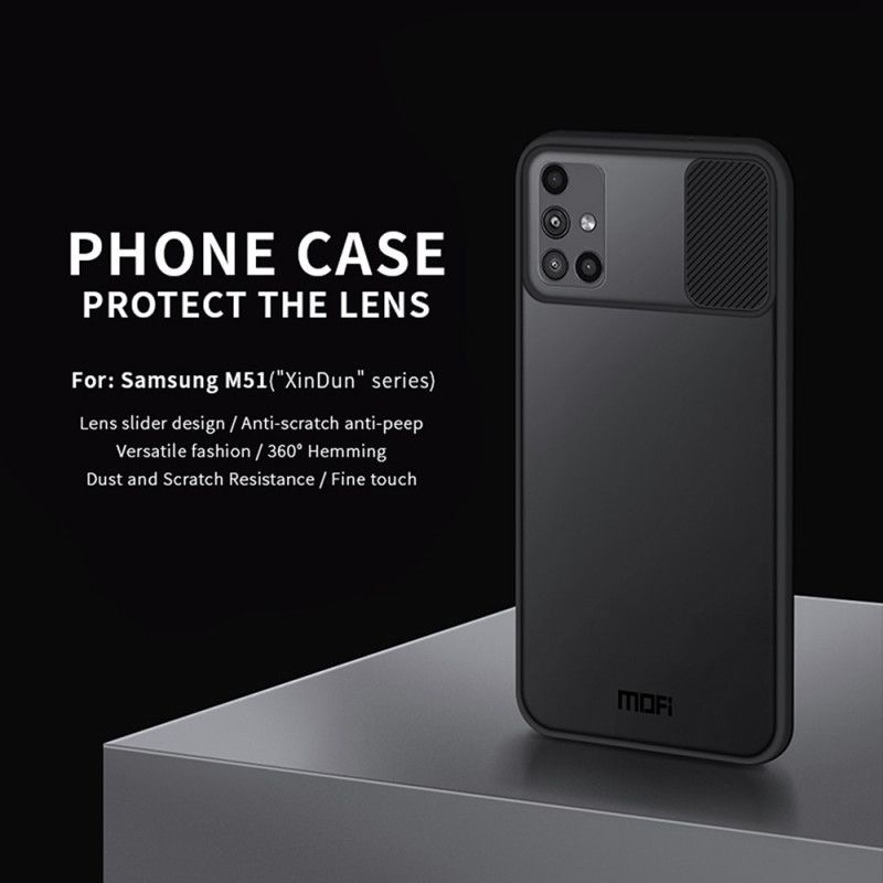 Kuori Samsung Galaxy M51 Vihreä Musta Mofi-Valomoduulin Kansi
