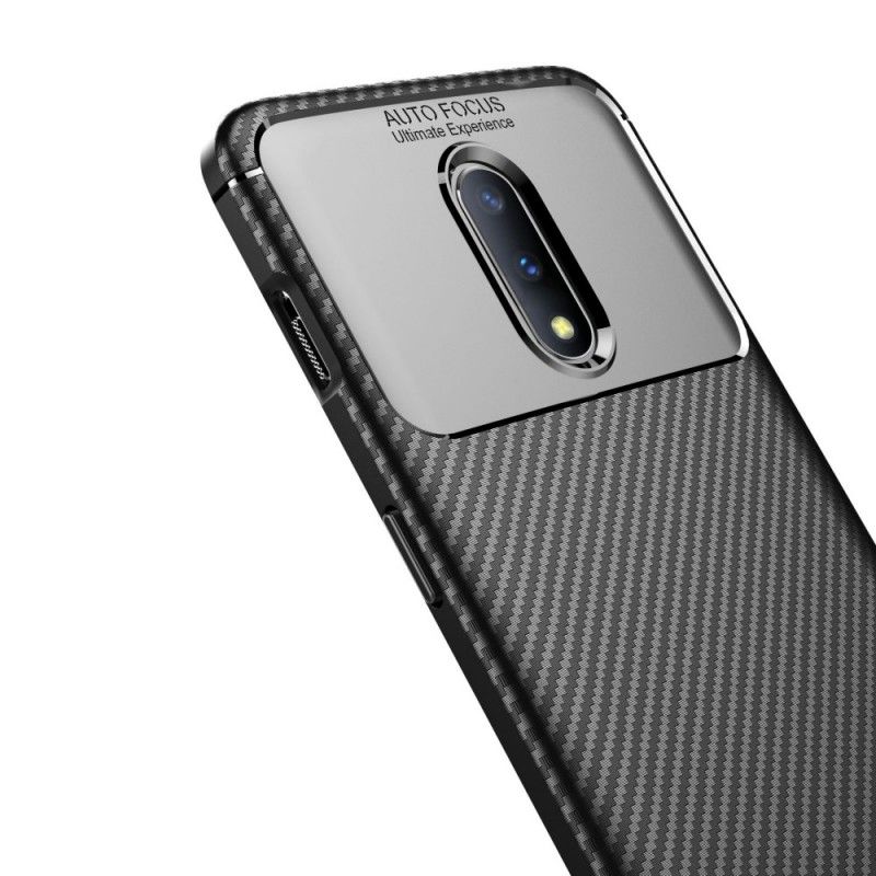 Kuori OnePlus 7 Tummansininen Musta Joustava Hiilikuiturakenne
