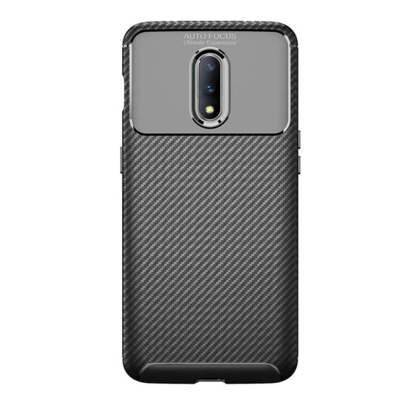 Kuori OnePlus 7 Tummansininen Musta Joustava Hiilikuiturakenne