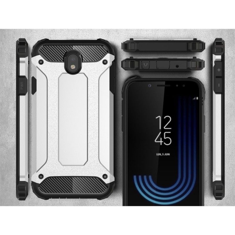 Kuori Samsung Galaxy J7 2017 Valkoinen Musta Perhe