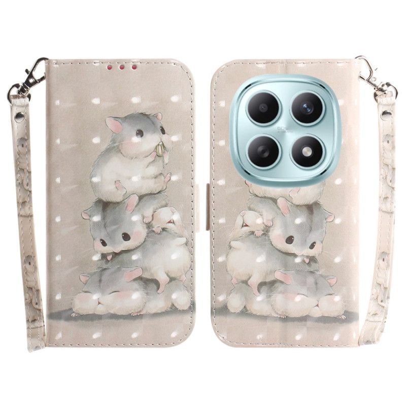 Kotelot Xiaomi Redmi Note 15 5g Hamsterit Ja Nauha