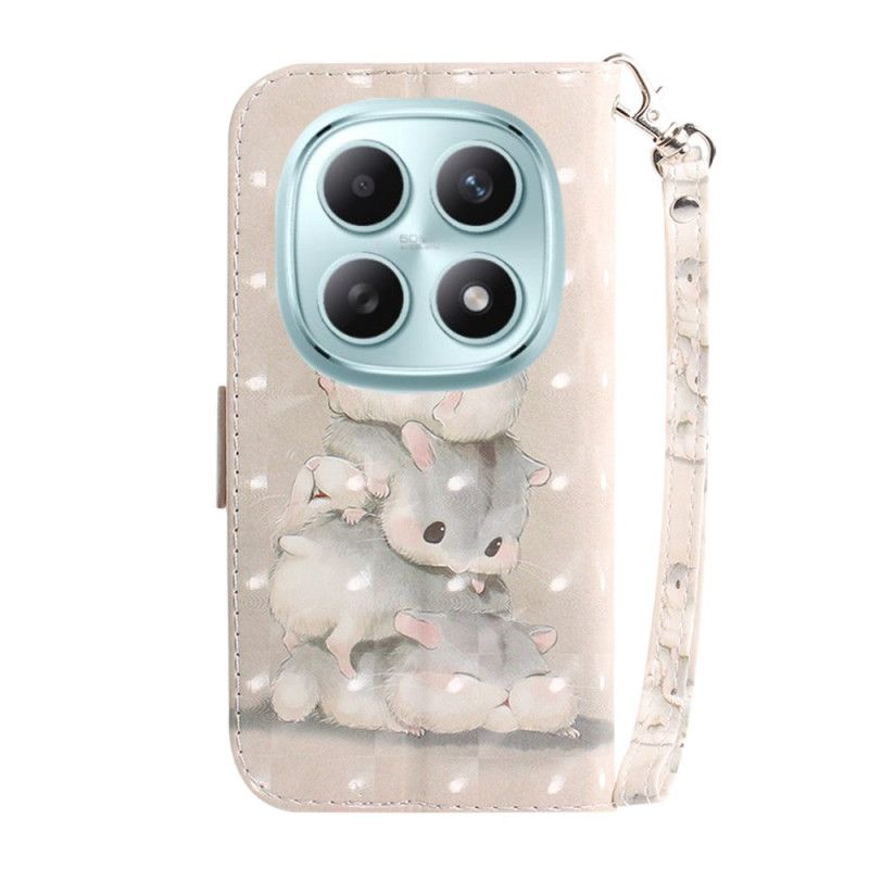 Kotelot Xiaomi Redmi Note 15 5g Hamsterit Ja Nauha