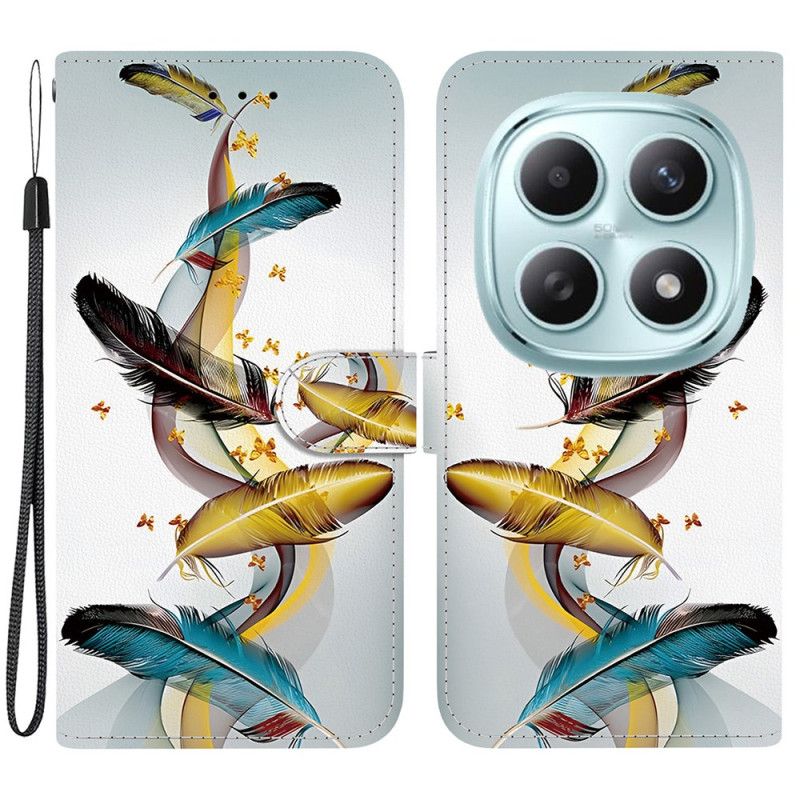 Kotelot Xiaomi Redmi Note 15 5g Puhelinkuoret Värikkäät Höyhenet