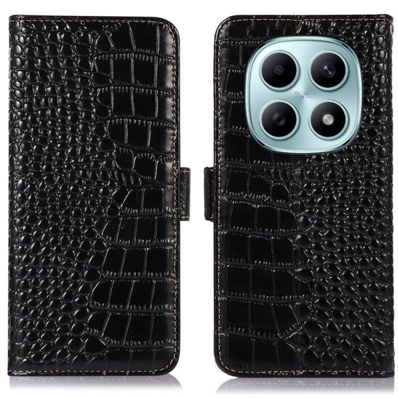 Kotelot Xiaomi Redmi Note 15 5g Rfid-suojattu Krokotiilikuvioinen Kuvio