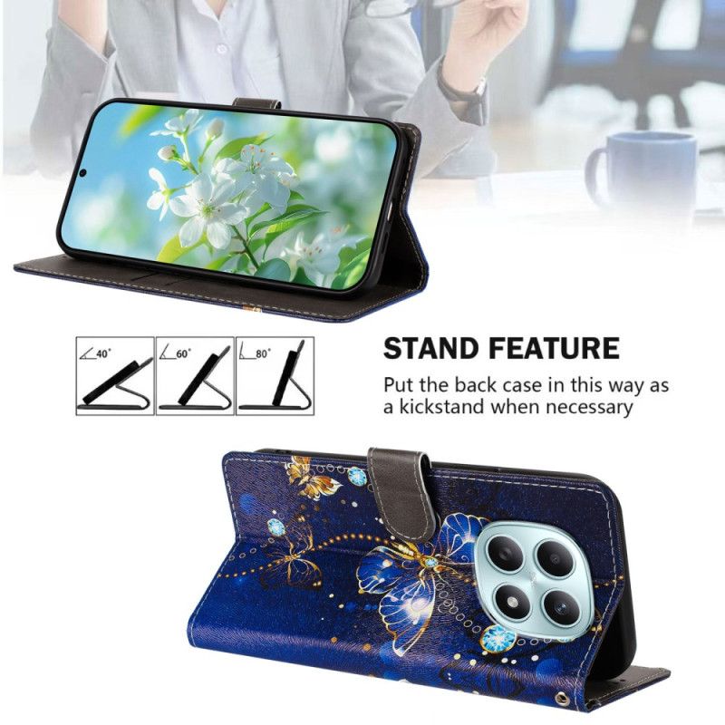 Kotelot Xiaomi Redmi Note 15 5g Sininen Perhonen Suojakuori